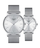 Tissot Everytime Gent Silver Dial Silver Mesh Bracelet Watch for Men - T143.410.11.011.00