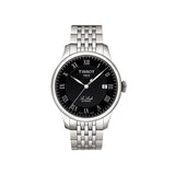 Tissot Le Locle Automatic Black Dial Silver Steel Strap Watch For Men - T41.1.483.53