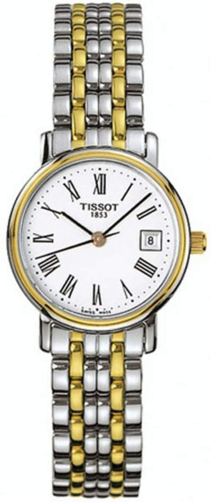 Tissot T Classic Desire Two Tone Quartz Watch For Women