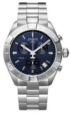 Tissot PR 100 Sport Quartz Chronograph Blue Dial Silver Steel Strap Watch For Men - T101.617.11.041.00