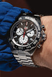 Tag Heuer Formula 1 Chronograph Black Dial Silver Steel Strap Watch for Men - CAZ101E.BA0842