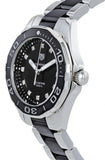 Tag Heuer Aquaracer Quartz Black Dial Two Tone Steel Strap Watch for Women - WAY131C.BA0913