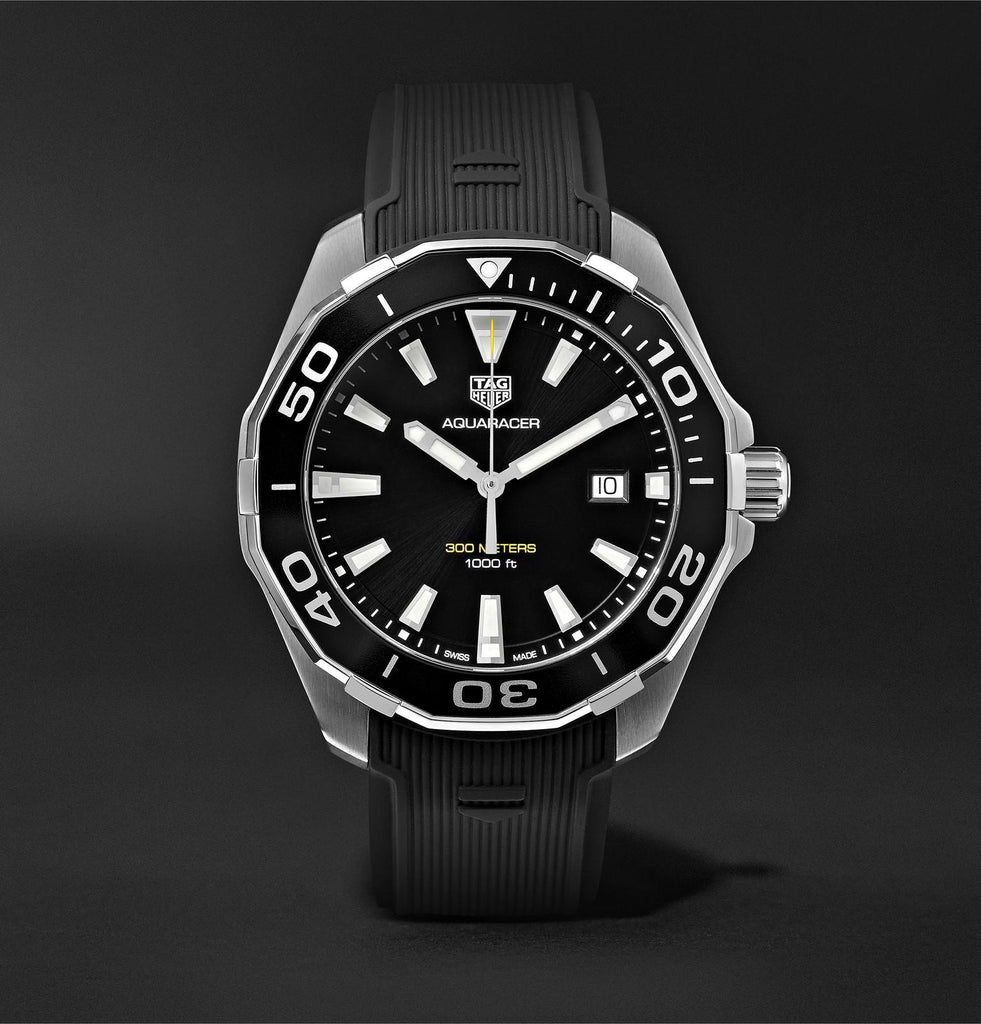 Tag heuer aquaracer online quartz rubber strap