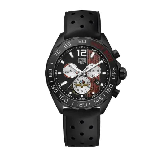 Tag heuer formula 1 black hot sale rubber strap