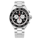 Tag Heuer Formula 1 Chronograph Black Dial Silver Steel Strap Watch for Men - CAZ101E.BA0842