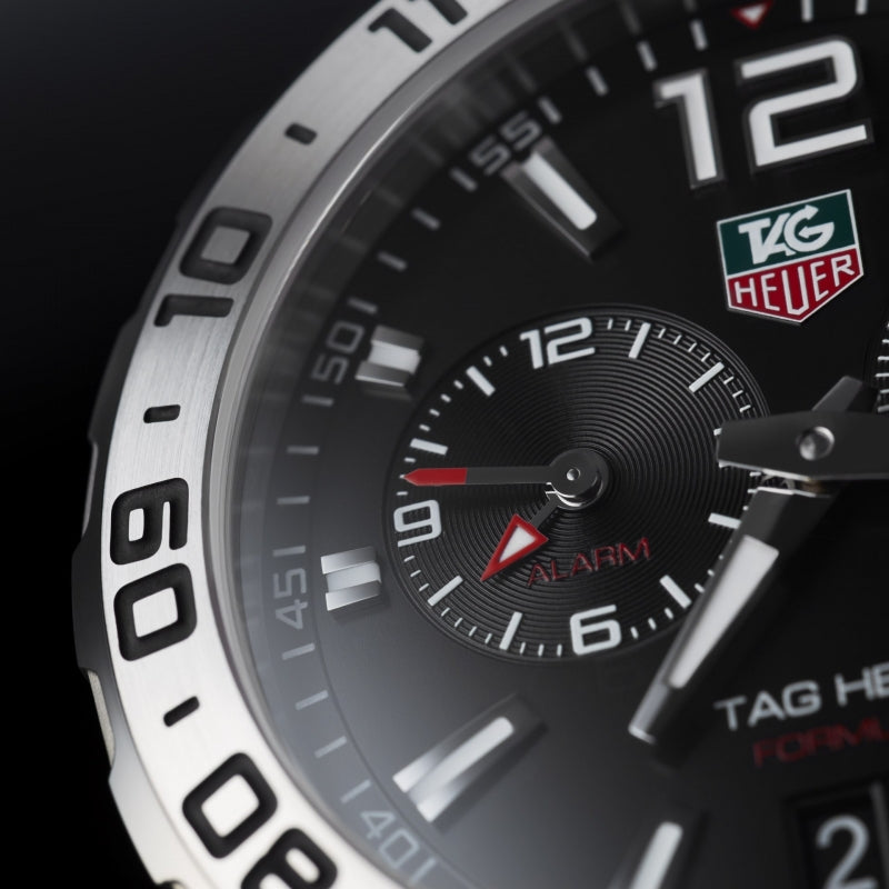 TAG Heuer Formula 1 200M Alarm 41m Black Quartz Watch WAZ111A