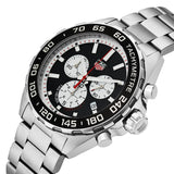 Tag Heuer Formula 1 Chronograph Black Dial Silver Steel Strap Watch for Men - CAZ101E.BA0842