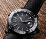 Tag Heuer Aquaracer 300 Swiss Limited Edition Black Dial Black Nylon Strap Watch for Men - WAY218B.FC6364