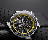 Tag Heuer Formula 1 Chronograph Black Dial Black Rubber Strap Men's Watch - CAZ101AC.FT8024