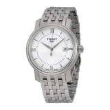 Tissot T Classic Bridgeport Silver Dial Silver Mesh Bracelet Watch For Men - T097.410.11.038.00