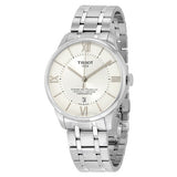 Tissot T Classic Chemin Des Tourelles 42mm Silver Dial Silver Steel Strap Watch For Men - T099.408.11.038.00