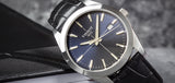 Tissot Gentleman Black Dial Black Leather Strap Watch For Men - T127.410.16.051.00