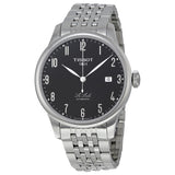 Tissot T Classic Powermatic 80 Black Dial Silver Steel Strap Watch For Men - T41.1.483.52