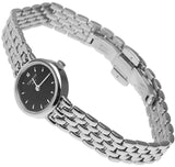 Tissot T Lady Lovely Black Dial Silver Steel Strap Watch For Women - T058.009.11.051.00