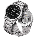 Tissot T Classic Le Locle Automatic Black Dial Silver Steel Strap Watch For Men - T086.408.11.056.00