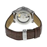 Tissot Automatics III Steel White Dial Brown Leather Strap Watch For Men - T065.430.16.031.00