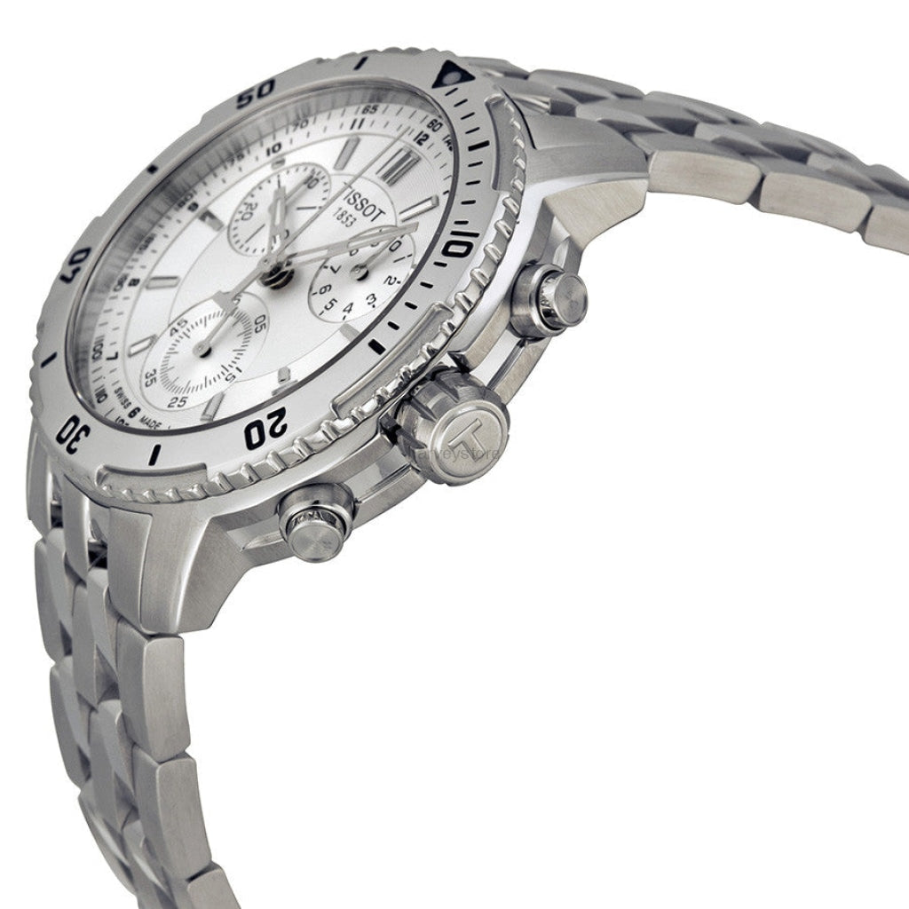 Tissot PRS 200 Chronograph Silver Dial Watch For Men - T067.417.11.031.00