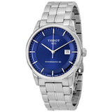 Tissot Luxury Powermatic 80 Blue Dial Silver Steel Strap Watch For Men - T086.407.11.041.00