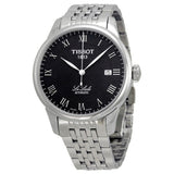 Tissot T Classic Le Locle Automatic Black Dial Silver Steel Strap Watch For Women - T41.1.483.53