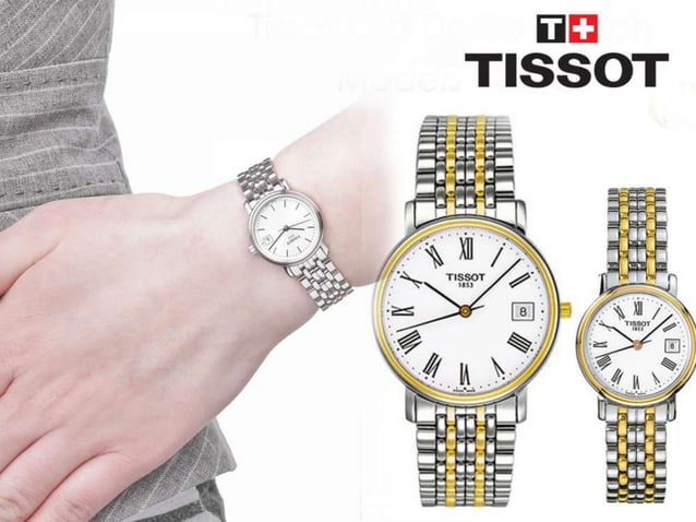 Tissot T Classic Desire Two Tone Quartz Watch For Women