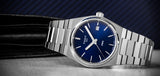 Tissot PRX Quartz Blue Dial Silver Steel Strap Watch For Men - T137.210.11.041.00