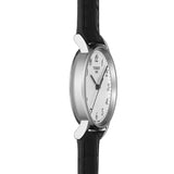 Tissot Everytime Small White Dial Black Leather Strap Watch For Women - T109.210.16.032.00