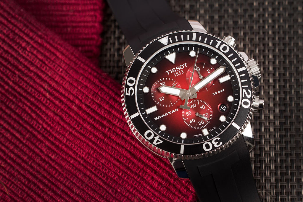 tissot red watches