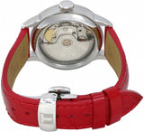 Tissot Chemin Des Tourelles Automatic Mother of Pearl Dial Red Strap Watch For Women - T099.207.16.118.00