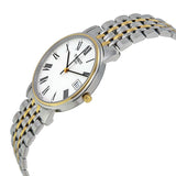 Tissot T Classic Desire White Dial Two Tone Watch For Men - T52.2.481.13