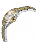 Tissot T Classic PR100 White Dial Two Tone Steel Strap Watch For Women - T049.210.22.032.00