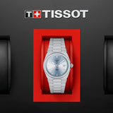 Tissot PRX 35mm Light Blue Quartz Stainless Steel Watch For Women - T137.210.11.351.00