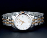 Tissot T Classic Tradition Lady White Dial Two Tone Steel Strap Watch For Women - T063.210.22.037.01