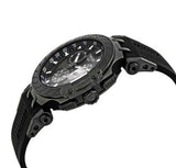 Tissot T Race Chronograph Anthracite Dial Black Silicon Strap Watch For Men - T115.417.37.061.03