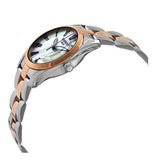 Tissot T Wave Mother of Pearl Dial Two Tone Steel Strap Watch For Women - T112.210.22.113.01