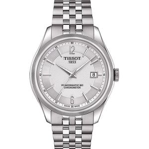 Tissot Ballade Powermatic 80 Cosc Silver Dial Silver Steel Strap Watch For Men - T108.408.11.037.00