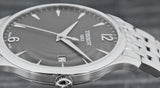 Tissot T Classic Tradition Grey Dial Silver Steel Strap Watch For Men - T063.610.11.067.00