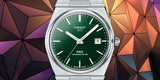 Tissot PRX Powermatic 80 Green Dial Silver Steel Strap Watch For Men - T137.407.11.091.00