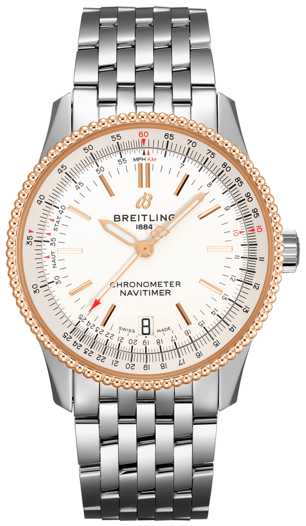 Breitling Navitimer Automatic 38mm Stainless Steel Mens Watch - A17325211G1A1