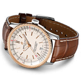 Breitling Navitimer Automatic 38mm Leather Strap Mens Watch - A17325211G1P1