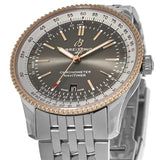 Breitling Navitimer Automatic 41mm Grey Dial Silver Steel Strap Mens Watch - U17326211M1A1