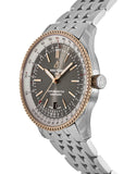 Breitling Navitimer Automatic 41mm Grey Dial Silver Steel Strap Mens Watch - U17326211M1A1