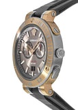 Versace V Extreme Chronograph Brown Tone Dial Black Rubber Strap Watch for Men - VCN030017