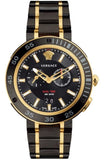 Versace V Extreme Pro Two Tone Dial Stainless Steel Strap Watch for Men - VCN040017