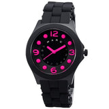 Marc Jacobs Pelly Black Dial Black Steel Strap Watch for Women - MBM2508