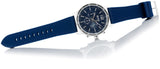 Hugo Boss Professional Chronograph Blue Dial Blue Silicone Strap Watch for Men - 1513526