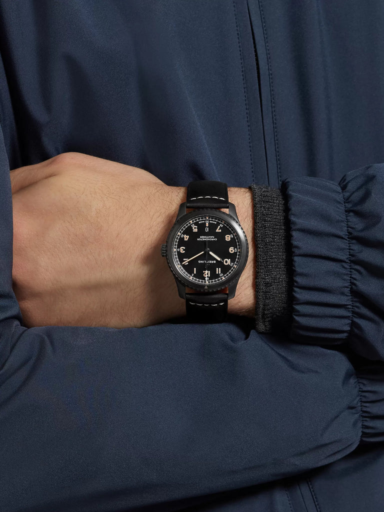 Breitling Navitimer Black Leather Tang A17314101-C1X2