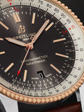 Breitling Navitimer 1 Automatic 41mm Brown Dial Brown Leather Strap Mens Watch - U17326211M1P2