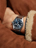 IWC Pilot's Mark XVIII Le Petit Prince Blue Dial Brown Leather Strap Watch for Men - IW327004