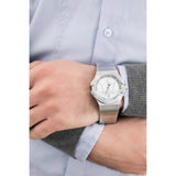 Maserati Potenza Silver Dial Silver Steel Strap Watch For Men - R8853108002