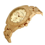 Marc Jacobs Blade Gold Dial Gold Steel Strap Watch for Women - MBM3101